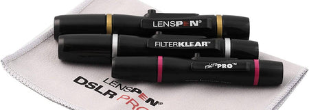 Bundled LensPen products forming a comprehensive photo lens cleaning kit.